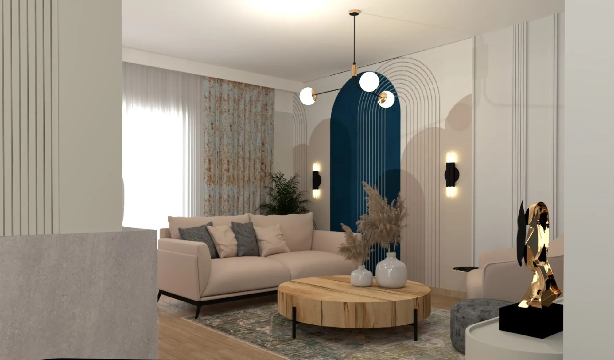 Casa P+1E - Pink & blue - Design de interior Timișoara